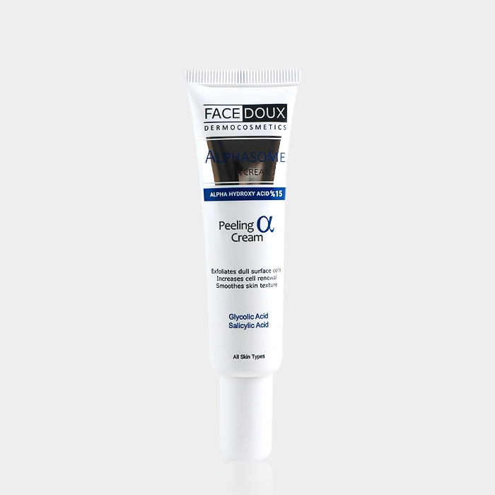 1-facedoux alphasome aha 15% copy کرم لایه بردار آلفا هیدروکسی اسید 15% آلفازوم فیس دوکس