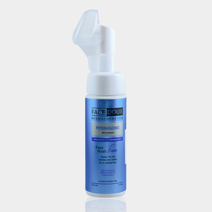 1-facedoux hydrasome face wash foam copy فوم شستشو پوست خشک هیدرازوم فیس دوکس