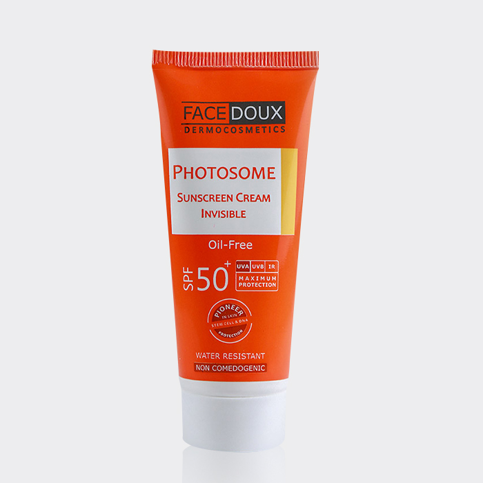 1-facedoux-photosome-sunscreen-invisible-oily ضد آفتاب پوست چرب فتوزوم فیس دوکس