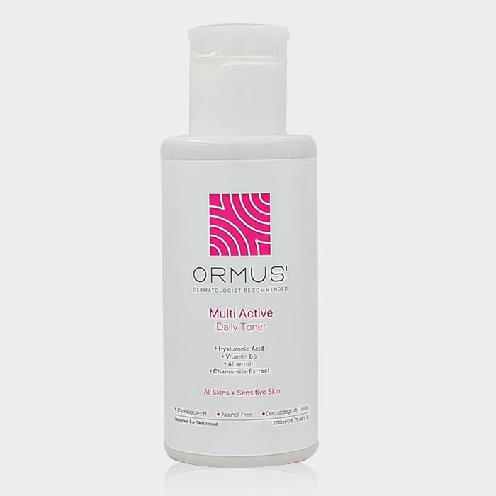 1-ormus-multi-active-daily-toner تونر تسکین دهنده پوست حساس اورموس