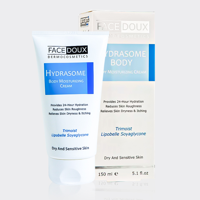 2-facedoux-hydrasome-body کرم مرطوب کننده بدن هیدرازوم فیس دوکس