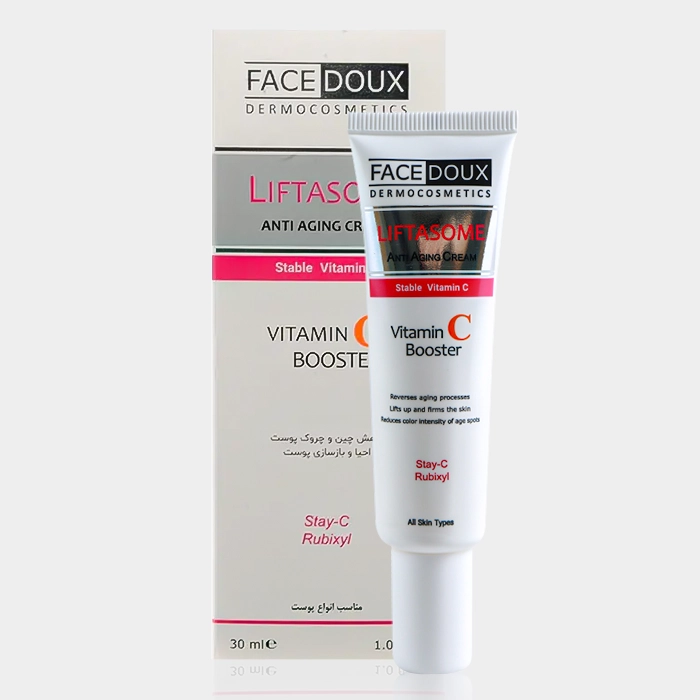 2-facedoux liftasome antiaging vitamin c copy کرم ضد چروک ویتامین سی لیفتازوم فیس دوکس