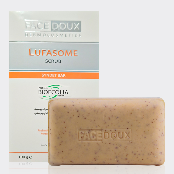 2-facedoux-lufasome-scrub-synder-bar پن لایه بردار لوفازوم فیس دوکس