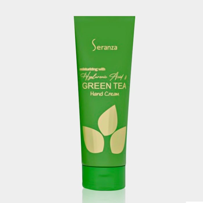 1-seranza hand cream green tea copy کرم دست چای سبز سرانزا آبرسان و آنتی اکسیدان