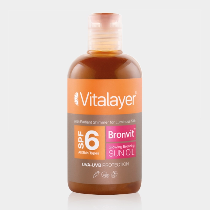 1-vitalayer bronvit bronzing body and face sun oil copy روغن آفتاب برنزه کننده اکلیلی برن ویت ویتالیر