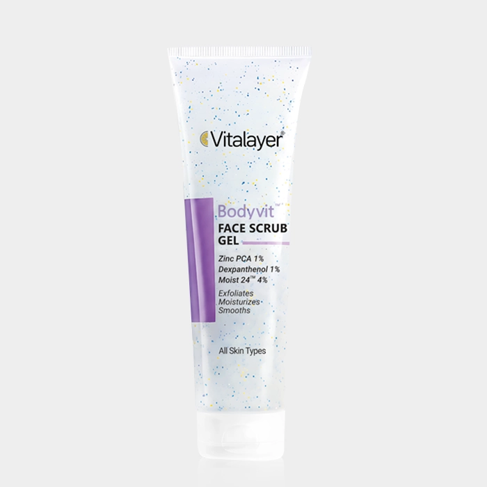 1-vitalayer face-scrub copy ژل اسکراب صورت بادی ویت ویتالیر
