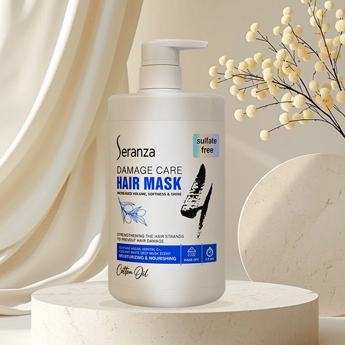 ماسک موهای آسیب دیده سرانزا حاوی کراتین و روغن آرگان