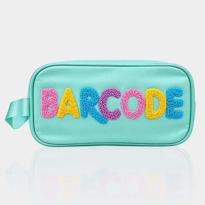 1-blue barcode bag copy کیف آرایش بارکد