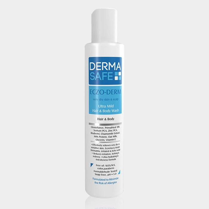 1-dermasafe eczo derm ultra mild face and body wash copy شامپو سر و بدن پوست خیلی خشک اگزو درم درماسیف