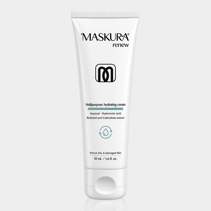 1-maskura multipurpose hydrating cream copy کرم آبرسان پوست خشک و حساس ماسکورا