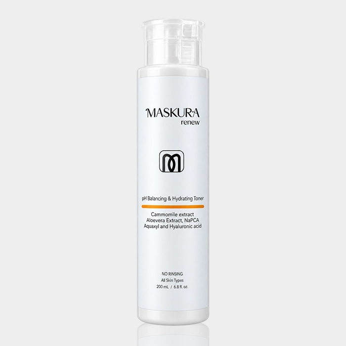 1-maskura ph & hydrating toner copy تونر آبرسان و تنظیم کننده PH ماسکورا