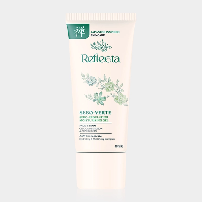 1-reflecta sebo verte moisturizing gel copy ژل مرطوب کننده پوست چرب و دارای آکنه رفلکتا