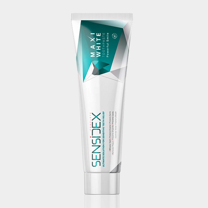 1-sensidex maxi white copy خمیر دندان سفید کننده دندان های حساس سنسیدکس