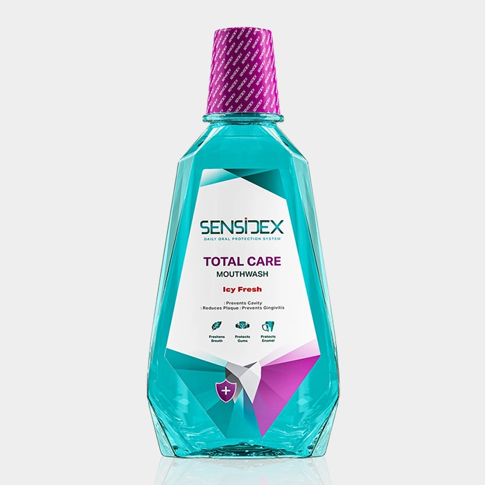 1-sensidex mouthwash icy fresh copy محلول دهانشویه کامل سنسیدکس