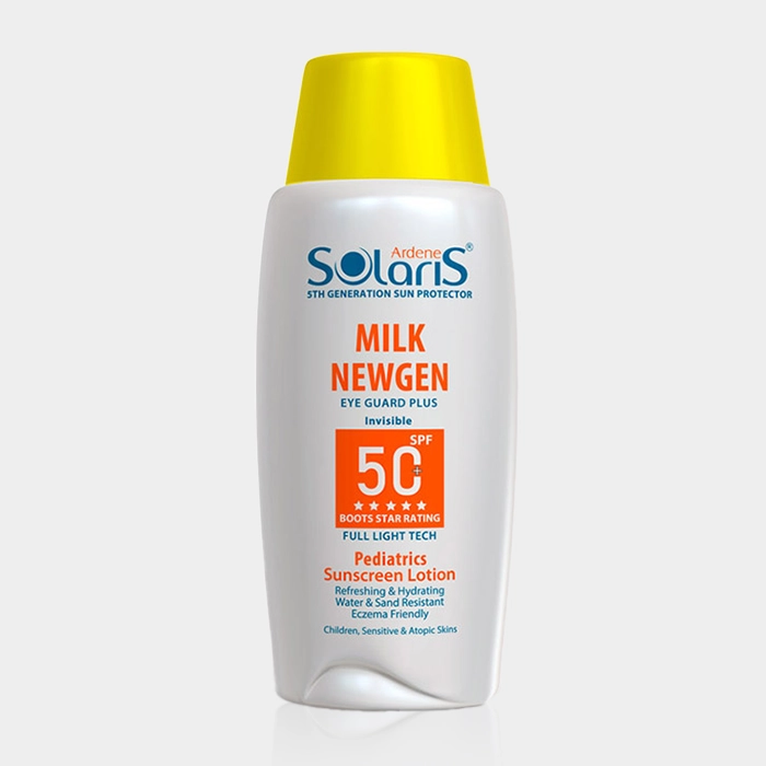 1-solaris milk newgen50 copy لوسیون ضد آفتاب کودک میلک نیوژن سولاریس