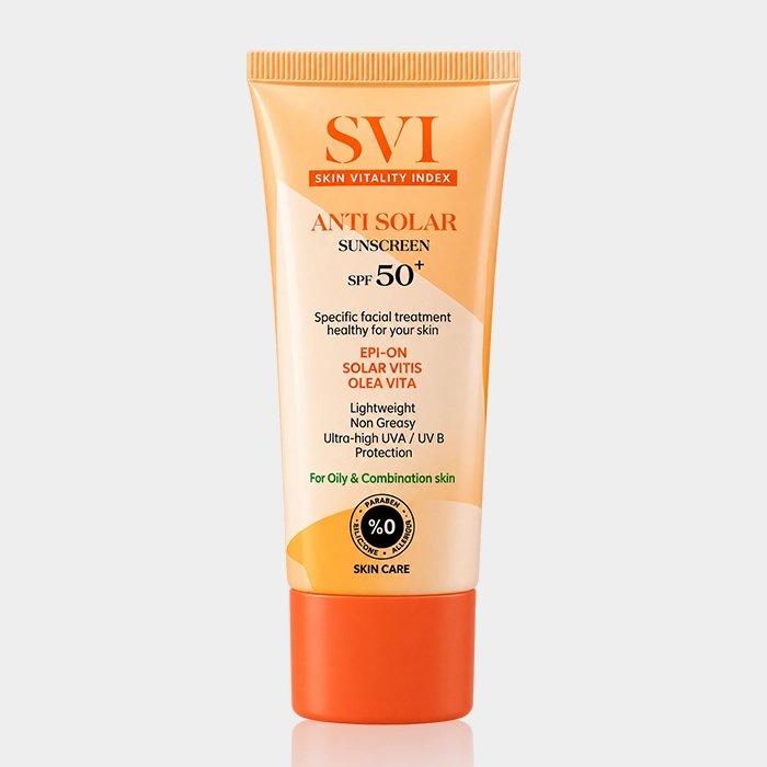 1-svi antisolar sunscreen50 oily skin copy کرم ضد آفتاب پوست چرب اس وی آی