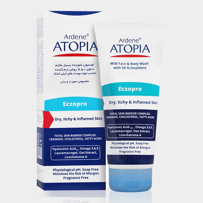 2-arden atopia mild face & body wash copy لوسیون شوینده اگزو پرو آردن اتوپیا