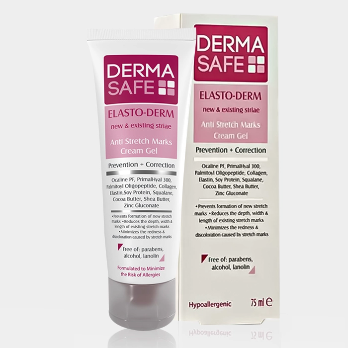 2-dermasafe elasto derm anti stretchcream gel copy کرم ژل ضد ترک بدن الاستودرم درماسیف