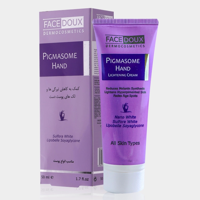 2-facedoux pigmasome hand copy کرم ضد لک دست پیگمازوم فیس دوکس