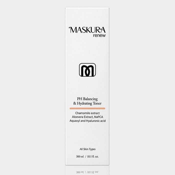 2-maskura ph & hydrating toner copy تونر آبرسان و تنظیم کننده PH ماسکورا