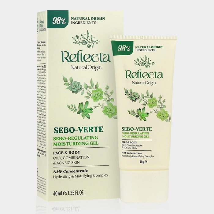 2-reflecta sebo verte moisturizing gel copy ژل آبرسان رفلکتا با بافت سبک برای پوست چرب و جوش دار