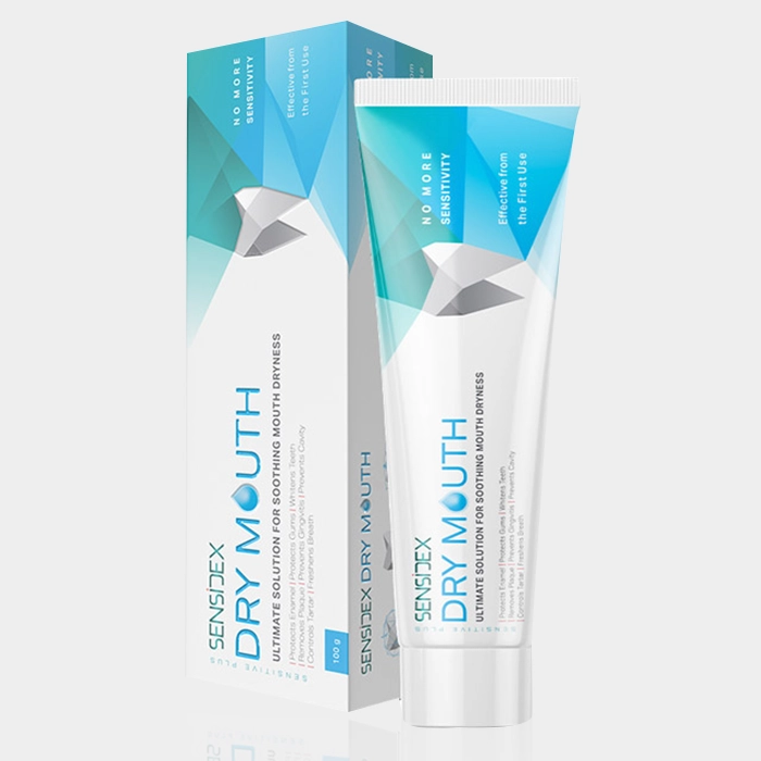 2-sensidex dry mouth copy خمیر دندان ژله ای هیالورونیک اسید سنسیدکس