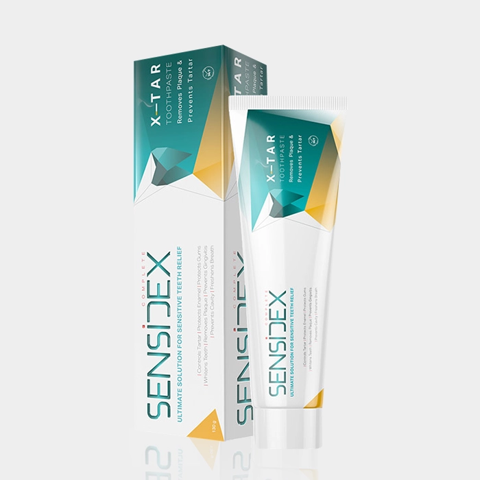 2-sensidex toothpaste Xtar copy خمیر دندان ساینده ملایم دندان های حساس سنسیدکس