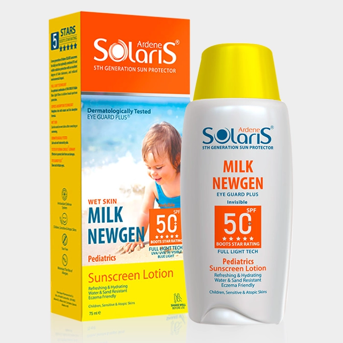 2-solaris milk newgen50 copy لوسیون ضد آفتاب کودک میلک نیوژن سولاریس