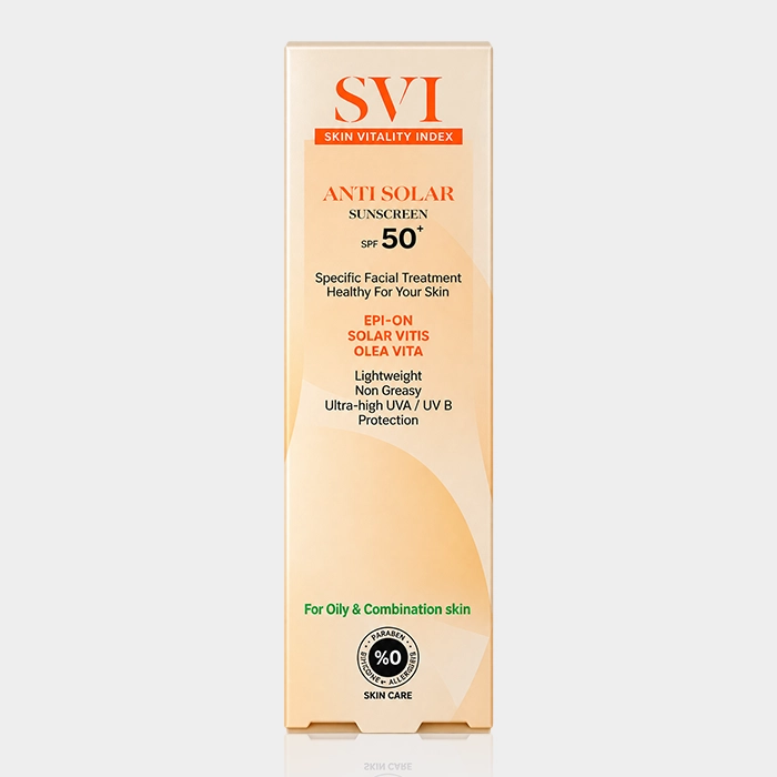 2-svi antisolar sunscreen50 oily skin copy کرم ضد آفتاب پوست چرب اس وی آی