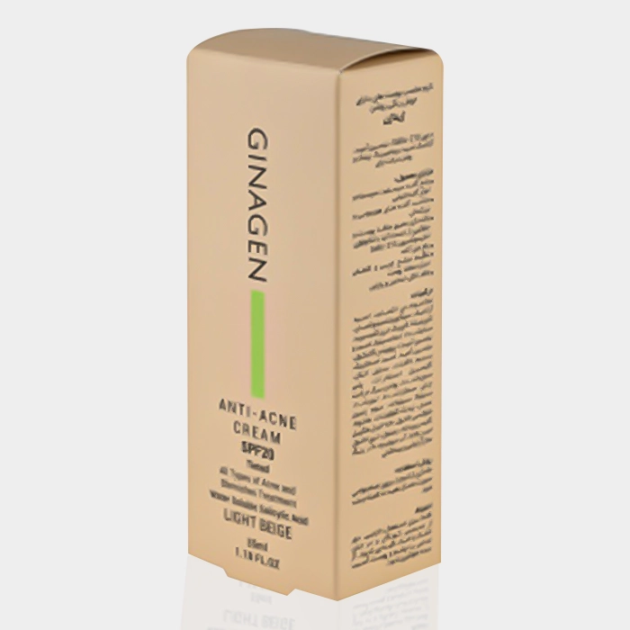 box-ginagen anti acne cream copy کرم ضد جوش رنگی ژیناژن