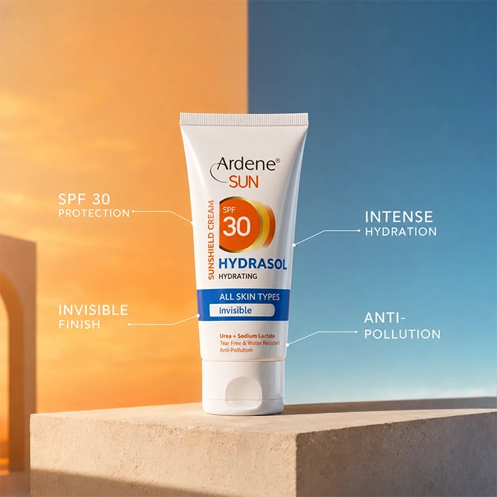 کرم ضد آفتاب هیدراسول آردن سان SPF30 مناسب پوست خشک