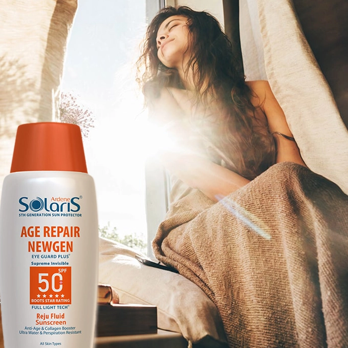 فلوئید ضد آفتاب ضد چروک ایج ریپیر نیوژن سولاریس SPF50+