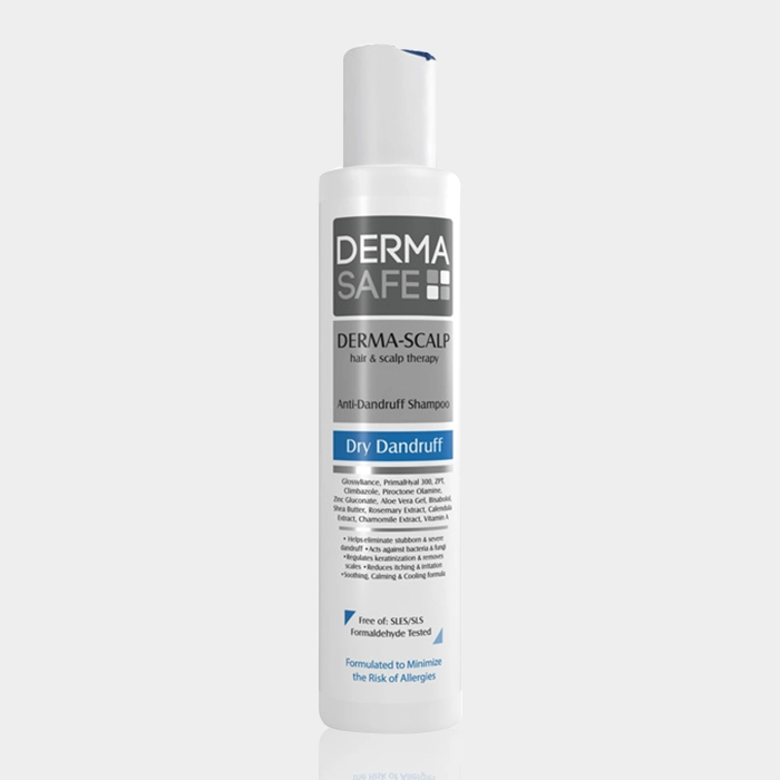 1-dermasafe dry dandruff shampoo copy شامپو ضد شوره پوست سر خشک درما اسکالپ درماسیف