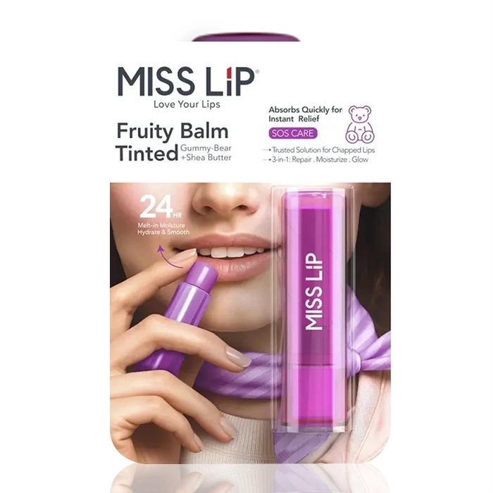 1-miss lip gummy bear copy بالم لب رنگی پاستیل خرسی میس لیپ