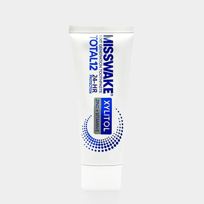 1-misswake total 12 toothpaste copy خمیر دندان توتال ۱۲ حاوی زایلیتول میسویک