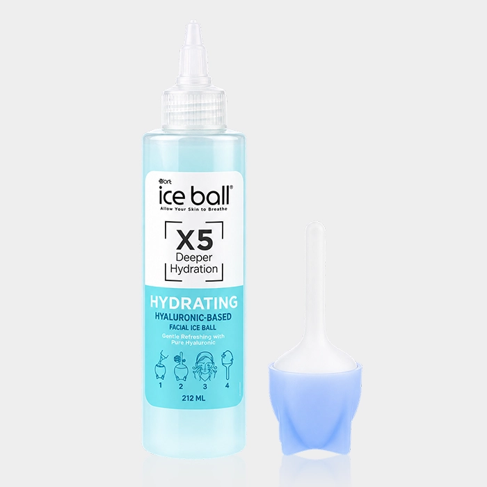 2-iceball hydrating copy ژل آبرسان هیالورونیک آیس بال برای پوست کم آب