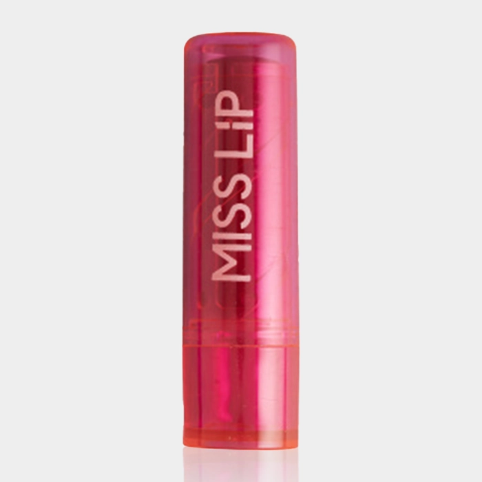 2-miss lip strawberry copy بالم لب رنگی پاستیل خرسی میس لیپ Miss Lip Tinted Strawbe Lip Balm 4.8g