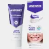 2-misswake purple white toothpaste copy خمیر دندان ضد زردی میسویک Purple White