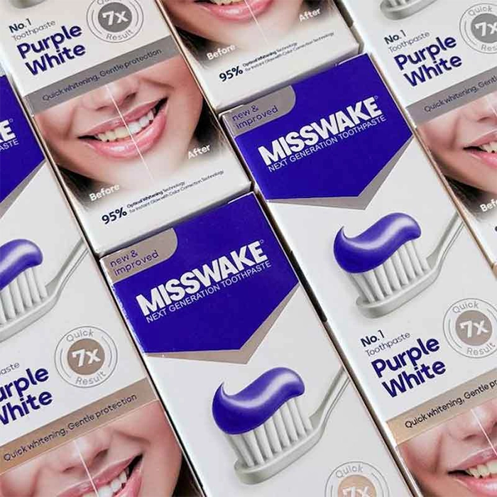 خمیر دندان ضد زردی میسویک Purple White