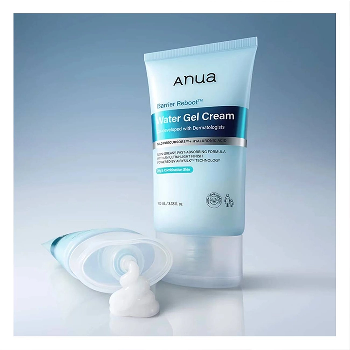 مرطوب کننده Anua Barrier Reboot Water Gel Cream مناسب پوست چرب و حساس