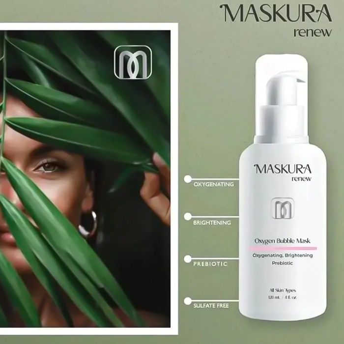 ماسک اکسیژن رسان Masura Oxygen Bubble Mask برای پاکسازی پوست