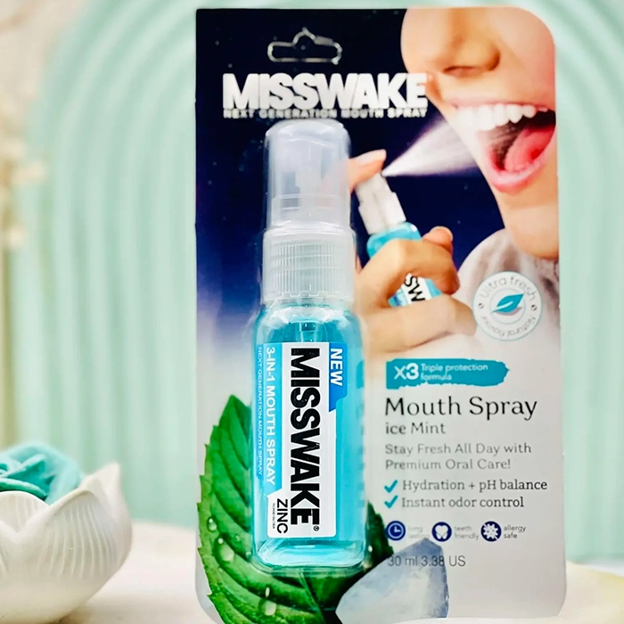 اسپری دهان میسویک مدل Ice Mint بدون الکل و بدون قند