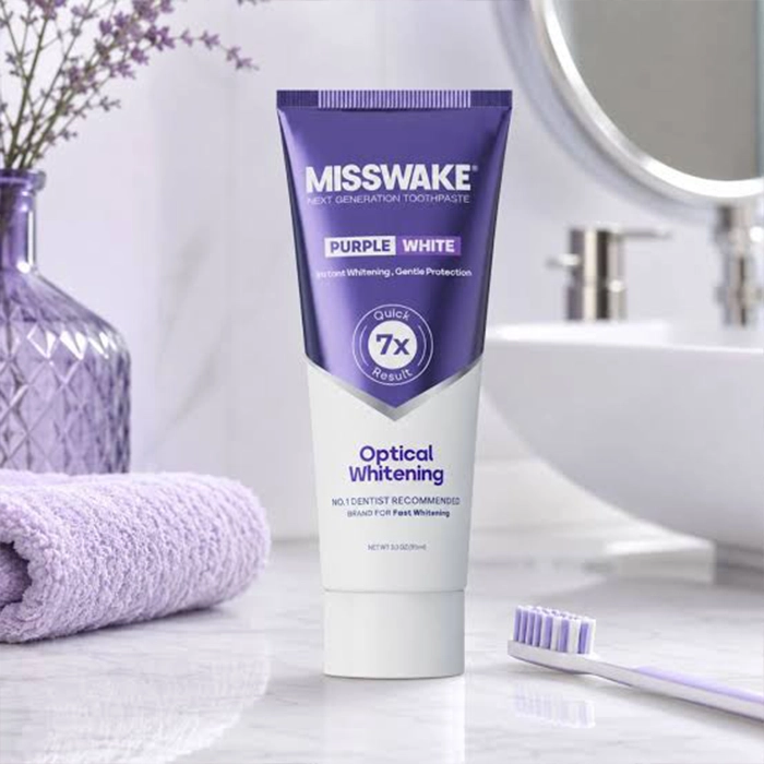 خمیر دندان Purple White میسویک 75 میلی لیتر حاوی فلوراید
