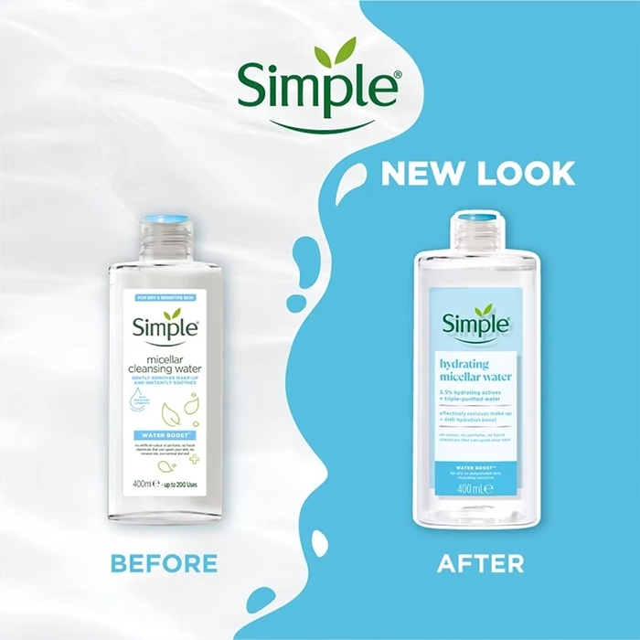 میسلار واتر آبرسان سیمپل Water Boost مناسب پوست خشک و حساس
